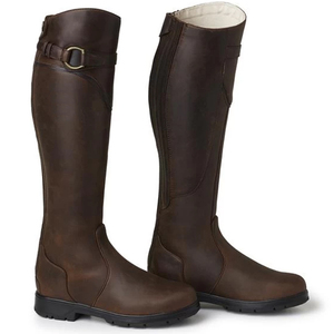 Calzado de mujer a la moda montar a caballo estilo agua lluvia Zapatos Señora bota larga - Product Image 1
