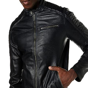 Chaqueta de Cuero de Piel de Oveja de Diseño Impermeable y Elegante, Chaqueta de Cuero Genuino Unisex - Product Image 6