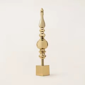 Minaretes en Forma de Media Luna Chapados en Oro Más Vendidos, Acabado de Alta Calidad, Minarete de Mezquita Real de Lujo, Diseño Moderno Decorativo para Ramadán - Product Image 2