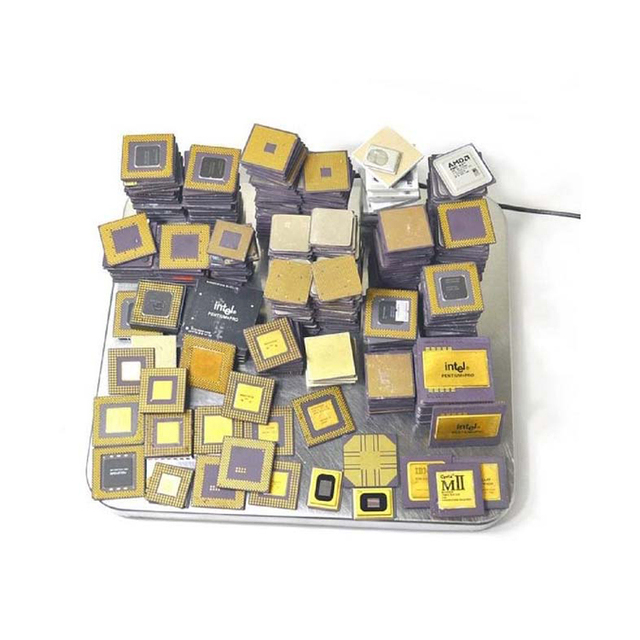 High Quality Custom Brand Gold Recovery CPU Ceramic Scrap / Processors Chips Motherboard From ES for PCB Recycling