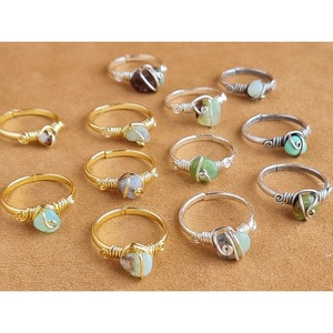 "Gold & Silver Fashion <b>Rings</b> with Unique Stone Accents for Resale Appeal" - Product Image 3