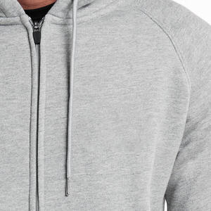 Mode Super Zip Up Hiver Sweat Surdimensionné Heavyweight Hoodies Coton Polaire Épais Fermeture Éclair À Capuche Pour Hommes - Product Image 4