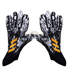 Gants de gardien de but professionnels allemands en latex véritable Gants de gardien de but de football de football de haute qualité. - Product Image 3