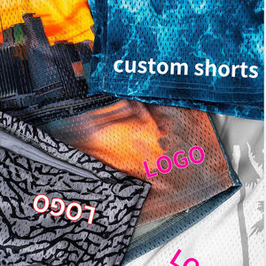 Nouveau short en maille de sublimation longueur au genou 5 pouces entrejambe entraînement personnalisé maille basket-ball hommes short en maille de gymnastique - Product Image 5
