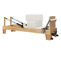 Reformer de Pilates PUREFLEX en bois de chêne personnalisé, réglable, avec rembourrage haute densité pour une expérience d'entraînement ultime à domicile ou en studio, capacité de 200 kg