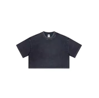 Meilleure Vente – Débardeur d'été pour femme en tricot de spandex, col rond, manches courtes, coupe ample, respirant, anti-boulochage, décontracté