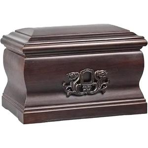 Urnas de ceniza de cremación de madera de estilo europeo para adultos Urnas de madera grabadas únicas personalizables DE LA India - Product Image 1