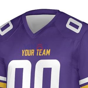 2025 peso ligero cómodo fútbol americano Jersey nueva llegada bajo Moq diseño su propio fútbol americano Jersey OEM servicio - Product Image 3