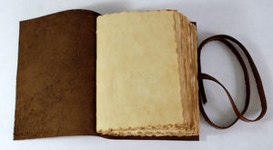 Carnet en cuir de papier recyclé de haute qualité, carnet artisanal de qualité supérieure pour les étudiants, promotion en gros pour les écoles - Product Image 2