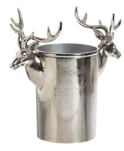 Enfriador de vino niquelado con cuerno de ciervo, artículos de calidad de lujo, estándar moderno de lujo, enfriador de vino al por mayor para la mejor venta - Product Image 5