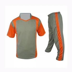 Ropa deportiva personalizada para hombres y adultos con etiqueta privada, kit de uniforme de críquet, camiseta, pantalón, antiarrugas, secado rápido, 100% poliéster para combinar - Product Image 4