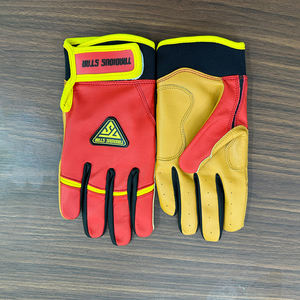 Top qualité en cuir véritable vente chaude gants de frappeur de Baseball antidérapant jeunesse adulte unisexe léger gants de frappeur de Baseball - Product Image 1