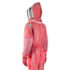 Costume d'apiculteur ventilé rose conçu sur mesure, vêtements de travail professionnels de qualité supérieure avec marque privée pour l'apiculture - Product Image 4
