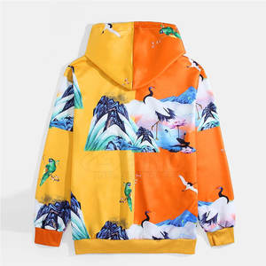 Sudaderas con capucha de sublimación de manga larga de último diseño para adultos, moda transpirable y fácil con cremallera, ropa de invierno, talla 6XL - Product Image 2