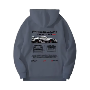 Sudaderas con Capucha Extra Grandes Unisex Personalizadas de Fábrica, 100% Algodón, Forro Polar Liso con Diseño Impreso, Bordado y 3D - Product Image 3
