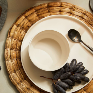 Handwoven Water Hyacinth <b>Round</b> Dining <b>Placemat</b> - Rustic & Sustainable Table Decor, Heat-Resistant and Stylish, Made in Vietnam - Product Image 5