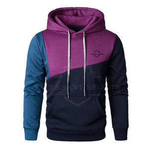Nouvelle mode Slim Fit hommes Hoodie Plus la taille hommes sweat à capuche matériau solide hommes sweats à capuche - Product Image 1