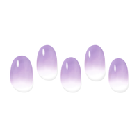 [Palette] Faux ongles naturels avec colle gelée réutilisable, colle à ongles pour manucure, autocollants pour ongles pour femmes et filles, modèle brillant UV