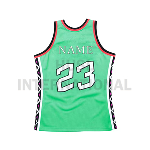 เสื้อบาสเก็ตบอลพิมพ์ลายแบบซับลิเมชั่นตามสั่ง ระบายอากาศได้ดี แห้งเร็ว ไม่มีแขน คุณภาพสูง ชุดทีม รับผลิตแบบ OEM - Product Image 5