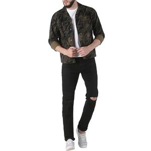 Digital Print <b>Denim</b> <b>Jackets</b> with Color Fade Resistance High Quality Fashionable Men's <b>Denim</b> <b>Jackets</b> for Sale - Product Image 5