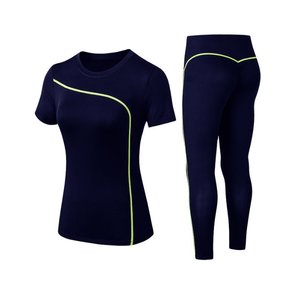 Conjuntos de Yoga resistentes al agua de alta elasticidad a la moda, mallas deportivas cómodas para Fitness, cintura elástica corta sólida, hecha duradera - Product Image 2