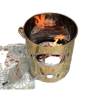 Incinerador de desechos para patio al aire libre, cubo de basura galvanizado para jardín, contenedor de basura para limpiar basura de jardín, barato - Product Image 1