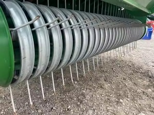 เครื่องอัดฟางฟางทรงกลมขนาดเล็กพร้อมการอนุมัติจาก CE ส่วนประกอบมอเตอร์และเครื่องยนต์ - Product Image 3