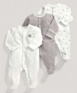 Mono de Bebé Personalizado al por Mayor, Mono de Manga Corta con Botones a Presión, de Spandex/Fibra de Bambú, con Estampado Lindo, Traje para Recién Nacido, al por Mayor - Product Image 4