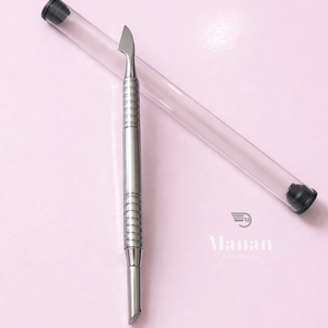 Empujador de Cutículas Profesional de Doble Punta, Acero Inoxidable, Agarre Antideslizante, Herramienta de Manicura y Pedicura para el Cuidado de las Uñas - Product Image 6