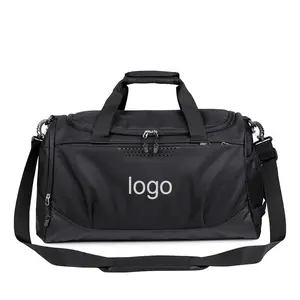 GAF GAF مخصصة كبيرة حقيبة السفر المصنوعة من القماش الخشن حقيبة جيم رياضية مع انفصال حزام الكتف