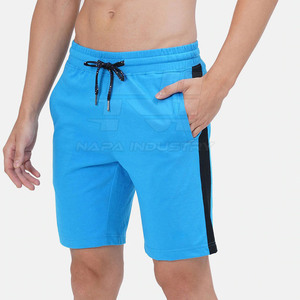 OEM Service Wholesale Custom Design Solid Casual Men Shorts Mid Drawstring Closure New Arrival Private <b>Label</b> Polyester/Cotton - Product Image 4