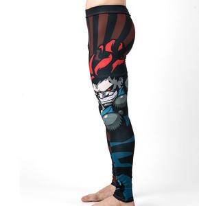 Manufacturer Custom Men Lightweight High Waist Casual Fitness Compression Legging/Fighting Jiujitsu Grappling <b>Tights</b> Spat Pant - Product Image 5
