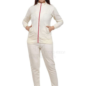 Chándal de algodón de Invierno para mujer con patrón sólido para Yoga Fitness y días casuales Conjuntos de mujer - Product Image 1