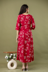 «Hoàng gia anarkali kurtis bởi nhà sản xuất Ấn Độ | dân tộc mặc bán buôn | thiết kế truyền thống và phong cách - Product Image 4