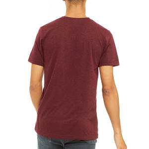 T-shirt marron à manches courtes et col ras du cou pour hommes T-shirt à manches courtes et col rond en tissu respirant ultra-doux - Product Image 2