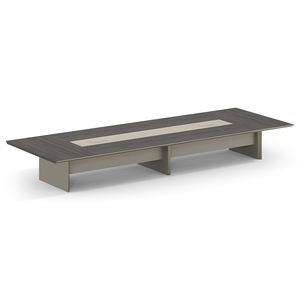 Customizable <b>Large</b> Gray Meeting Table Commercial Modular Office <b>Desks</b> Durable MFC Wood School Hospital Conference Furniture - Product Image 1