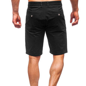 Shorts de plage pour hommes à la mode Slim Casual Canvas Shorts Personnalisé Solide Écologique Séchage rapide Respirant - Product Image 2