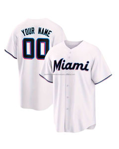 Maillots de sport de baseball imprimés par transfert thermique 100% polyester Baseball et softball Prêt à expédier Meilleure qualité Jersey cousu - Product Image 6