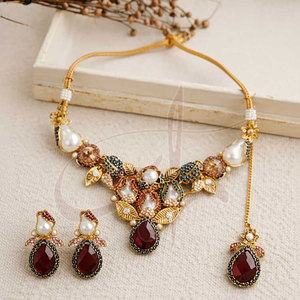 Conjunto de Joyería Clásica de Compromiso, Boda y Fiesta, Chapado en Oro, Hecho a Medida, de Acero Inoxidable Duradero y Calidad Premium para Mujer - Product Image 3