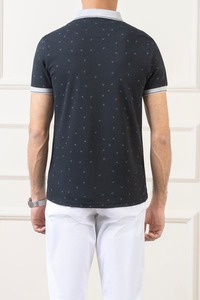 Polos de golf de secado rápido para hombre, venta al por mayor de camisetas de polo con cuello acanalado a rayas y logotipo personalizado que absorbe la humedad - Product Image 6