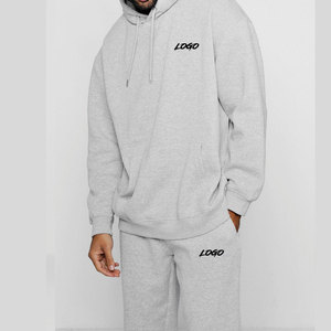 เซ็ตเสื้อสเวตเตอร์คอกลมและกางเกงสำหรับผู้ชายชุดวิ่งจ๊อกกิ้งแบบกำหนดเองฤดูใบไม้ร่วง - Product Image 6