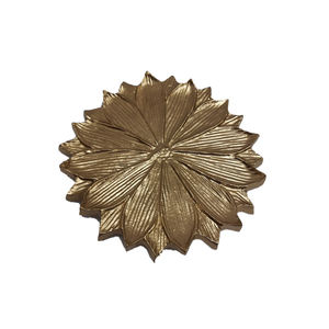 Plat de service en aluminium en vrac personnalisé en forme de citrouille plateau de service fini noir pour la vaisselle de maison et de restaurant - Product Image 2