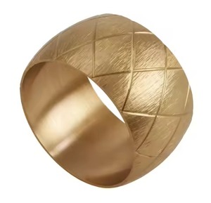 Nouveau design moderne couverts ronds de serviette vaisselle accessoires les plus vendus ronds de serviette fantaisie décoratifs - Product Image 6