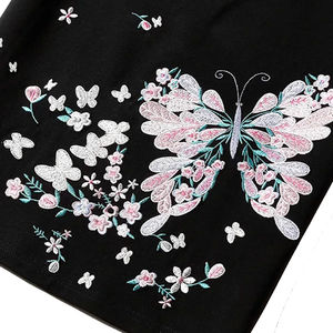 Nouveau gros t-shirt avec logo de broderie personnalisé pour hommes tissu affaires séchage rapide coton broderie t-shirt - Product Image 4