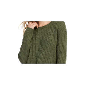 Maglione corto a coste Almost Famous Juniors' Crave Fame verde taglia XS da donna - Product Image 2