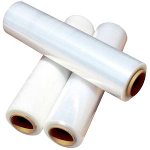 Rouleau de film à main transparent impression par gravure d'enveloppe extensible industrielle matériau vierge en PEBDL recyclable article le plus vendu fabriqué - Product Image 1