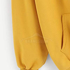 เสื้อสเวตเชิ้ตมีฮู้ดแขนยาวของผู้ชายคอเสื้อฮู้ดดี้โพลีเอสเตอร์/ ผ้าฝ้ายลายสีพื้นสำหรับฤดูหนาวกำหนดเองได้2025 - Product Image 5