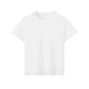 Camiseta Infantil Personalizada al por Mayor, 230 g/m², 100% Algodón, con Impresión de Logotipo, Corte Regular, Antiarrugas, Casual, Manga Corta, Lavado Snow Wash - Product Image 1