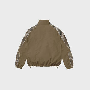 Ropa personalizada de dos piezas con cremallera 100% de nailon y poliéster cortavientos conjunto de talla grande para hombres diseño personalizado y conjunto cortavientos con logotipo - Product Image 5