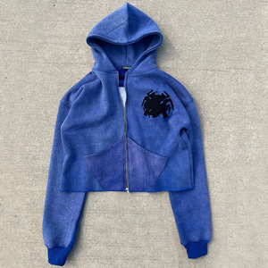 Proveedor Mayorista de Sudaderas con Capucha de Araña 2026, Sudaderas con Diseño de Telaraña Rosa para Hombre, Fabricante OEM de Sudaderas con Capucha de Araña para Moda Masculina - Product Image 2